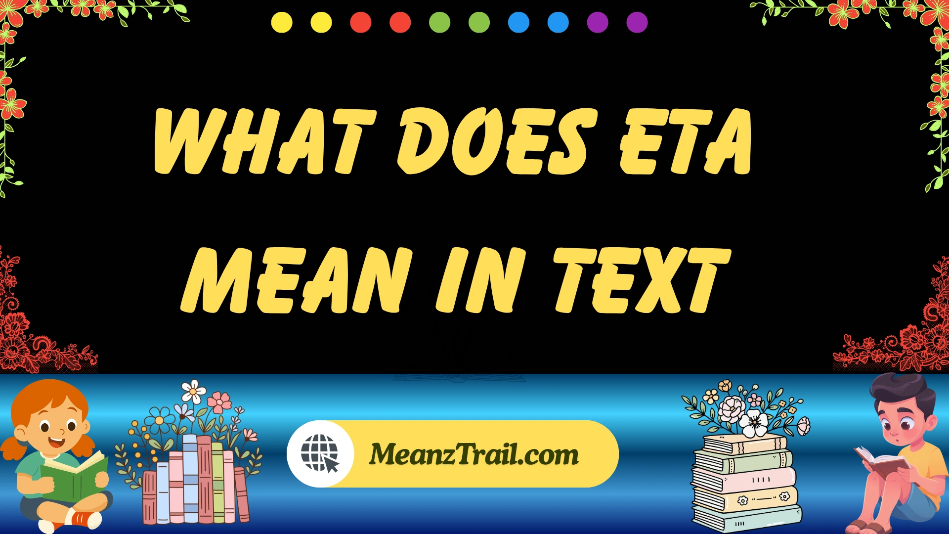 what does eta mean in text