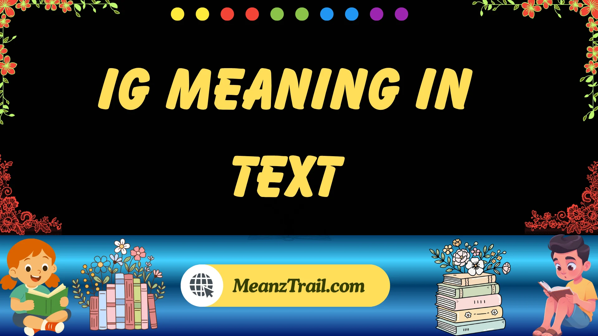 ig meaning in text