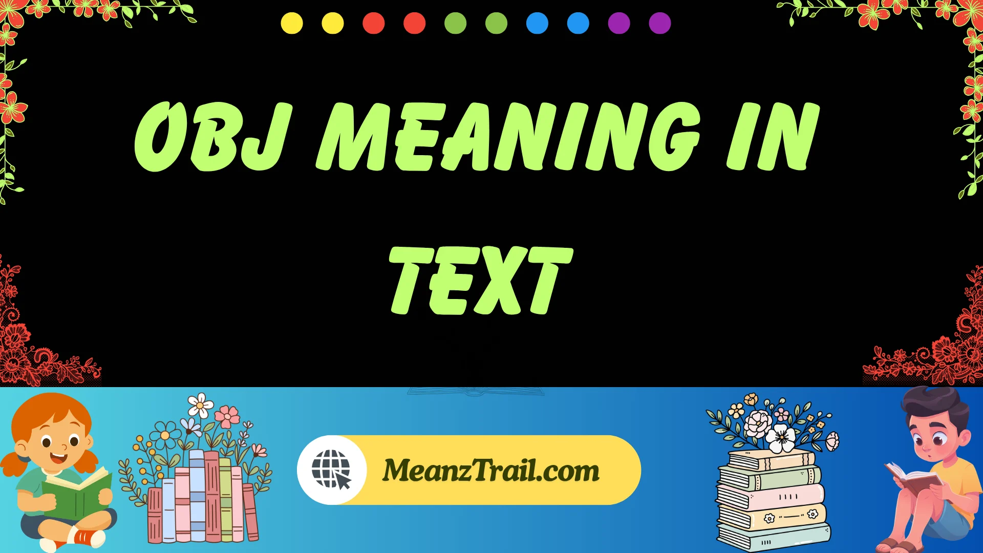obj meaning in text