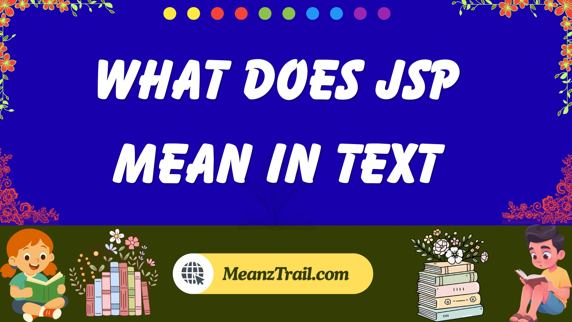 what does jsp mean in text